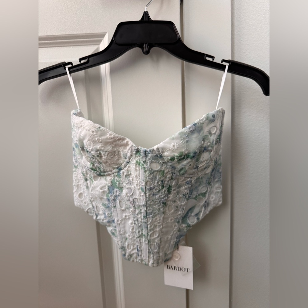Bardot corset top NWT XS